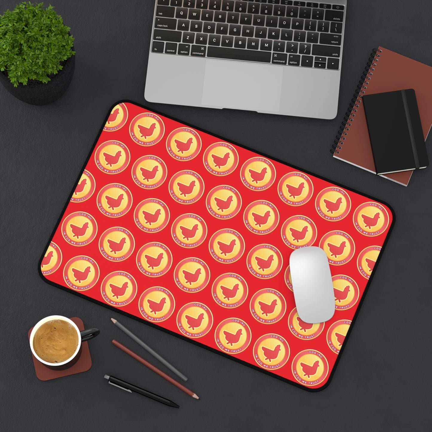 COQ Desk Mat - Red