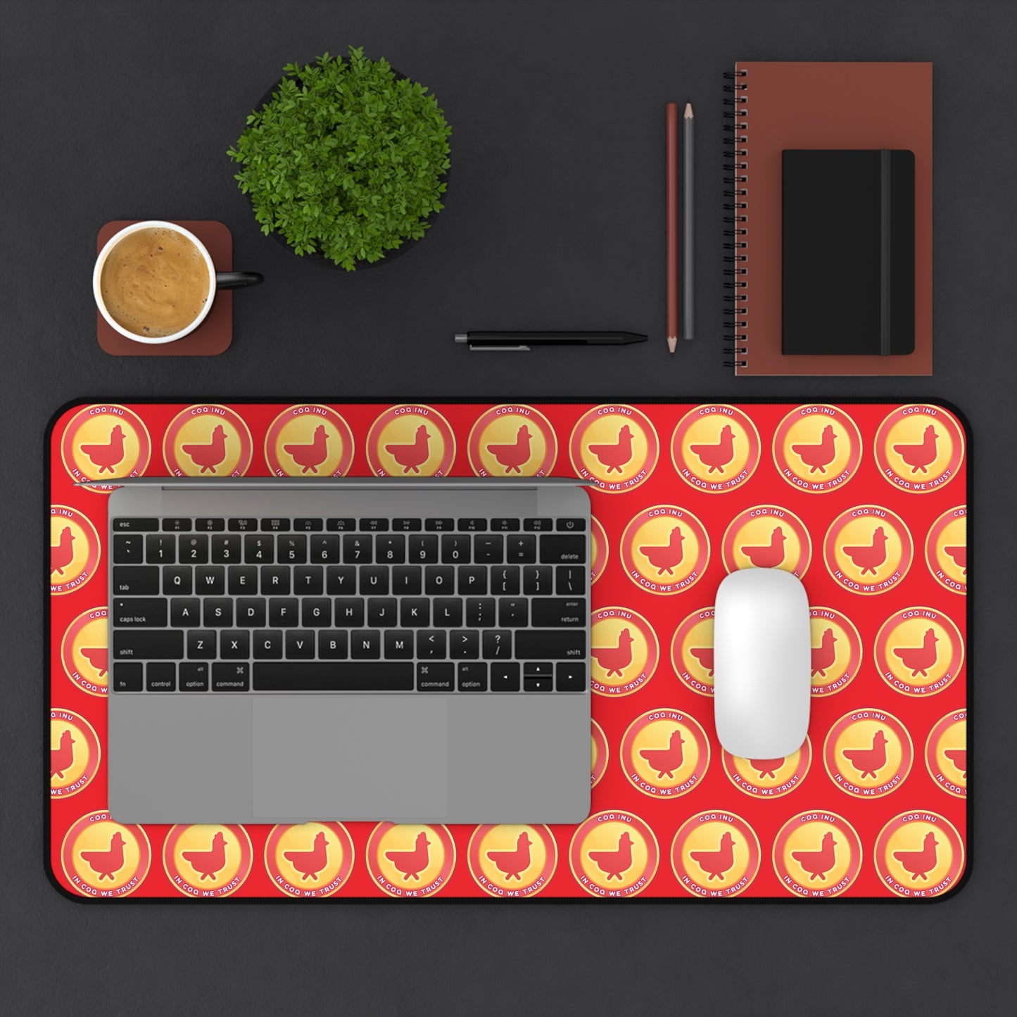 COQ Desk Mat - Red
