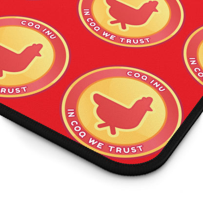 COQ Desk Mat - Red